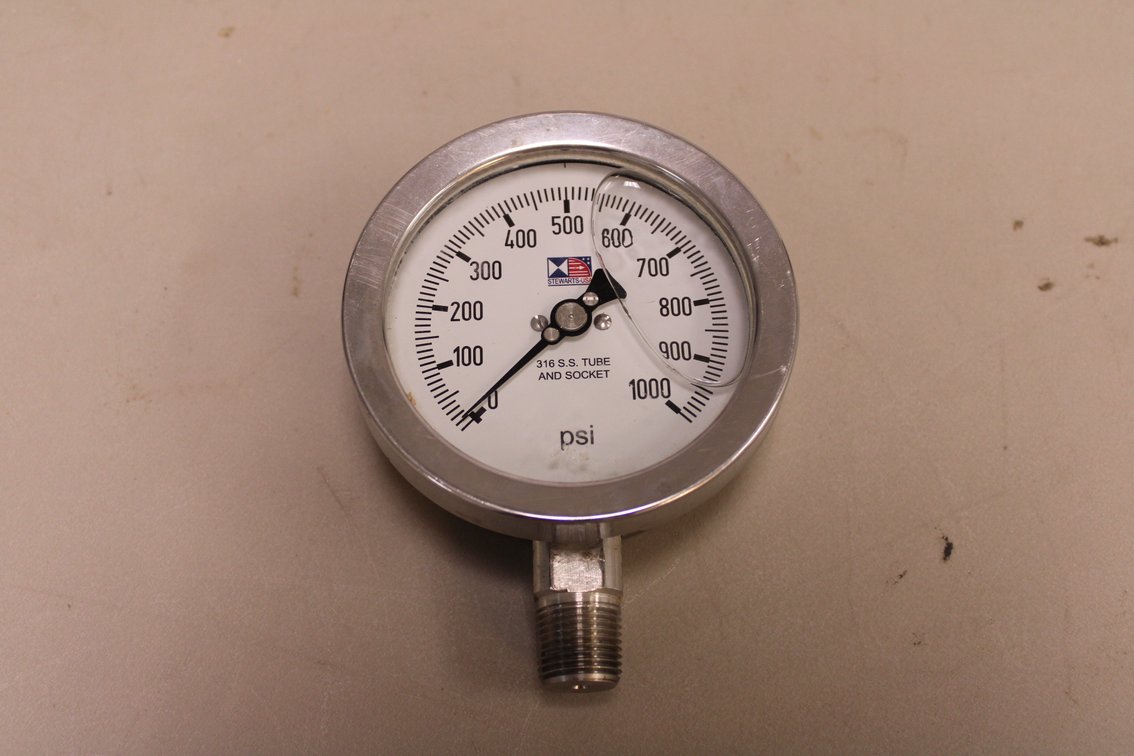 Stewarts-USA 2.5" Liquid-filled Pressure Gauge