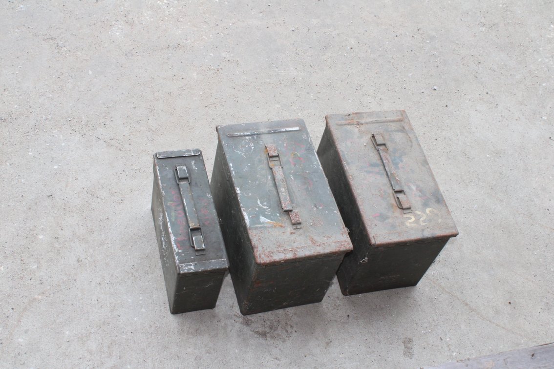 (3) Ammunition Boxes