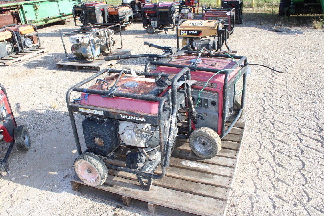 (1) Honda EB6500X Generator and (1) Honda EB5000X Generato