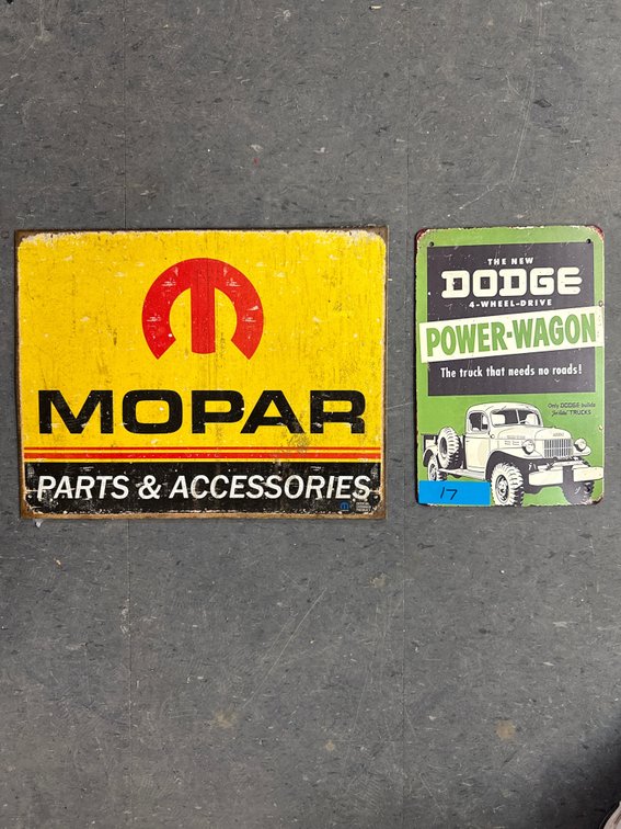 Dodge / Mopar Signs