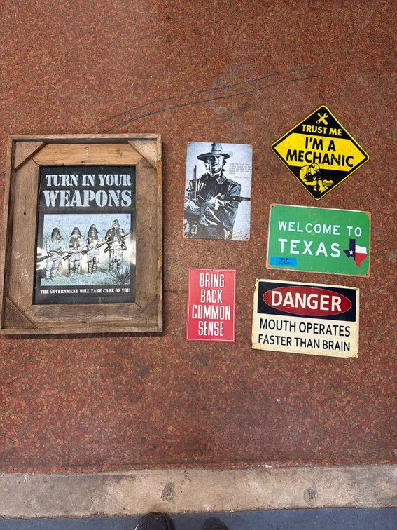 Antique signs
