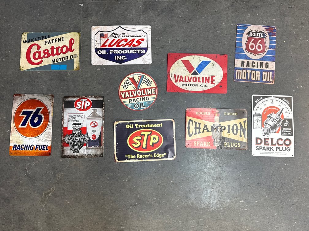 Motor Oil Antique Signs