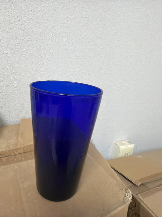 Cobalt blue drinking glasses (22)