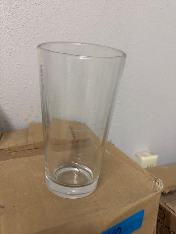 Clear Pilsner drinking glass (16)