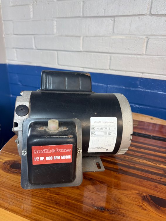 Smith & Jones 1/2 HP, 1800 RPM Motor