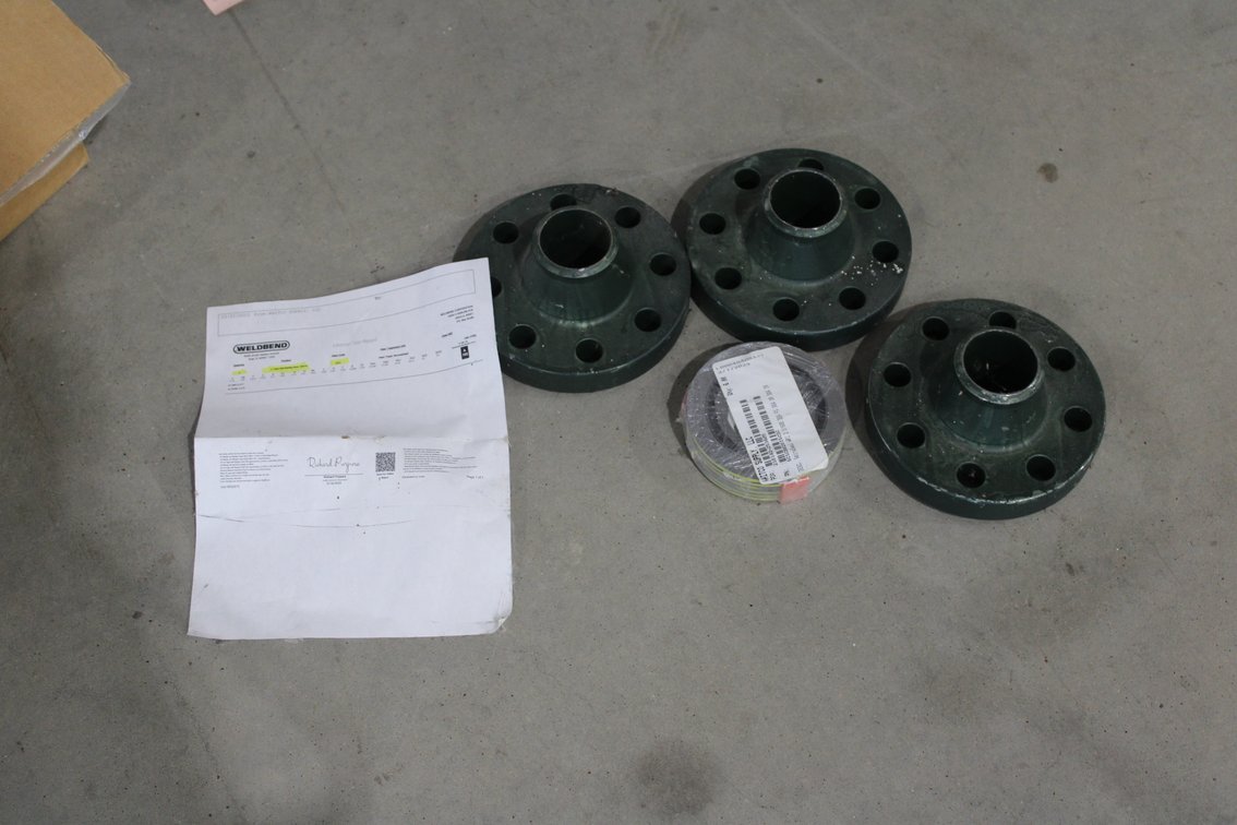 (3) 2" Class 600 Welding Neck XSB RF with Gaskets