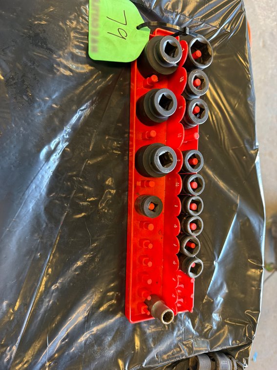 Assorted 1/2 Impact Sockets