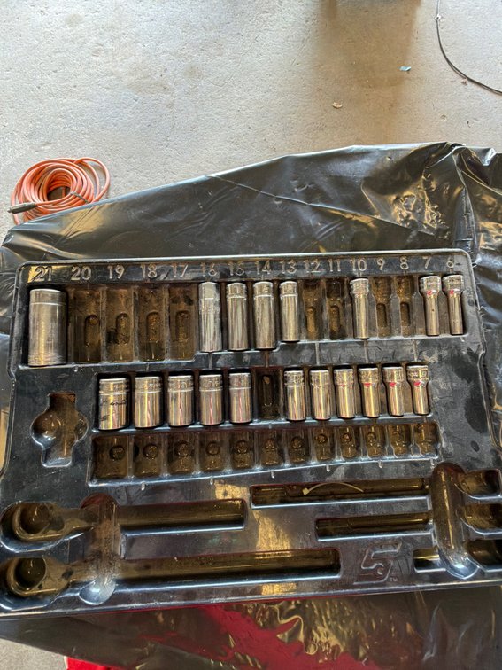 Snap-on 3/8” Metric Sockets.