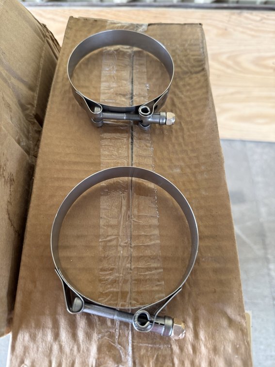 (20 Boxes) 3 5/8" Hose Clamps - 20 per box