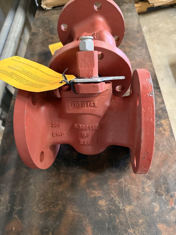 (2) Flowserve Lubricated Plug Valve