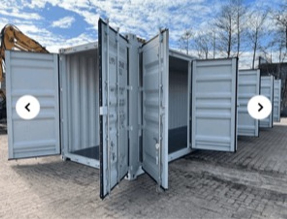 40' High Cube Container With 4 Side Doors - Wind/Water Tight