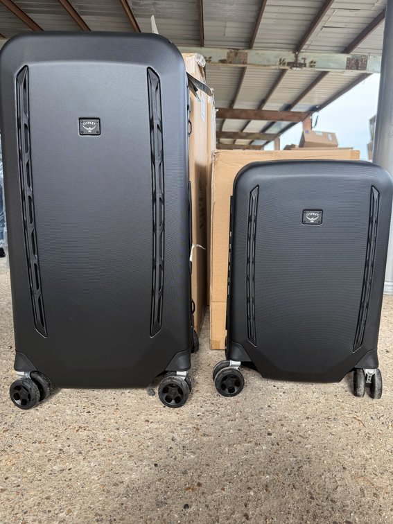 (8) Osprey Luggage Pieces - Black
