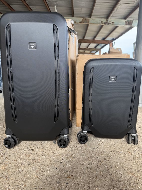 (8) Osprey Luggage Pieces - Black