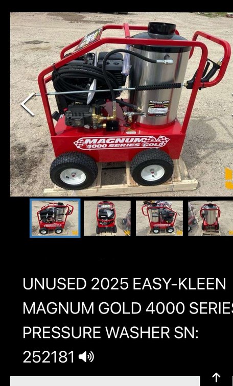 2025 Easy Kleen Hot Pressure Washer
