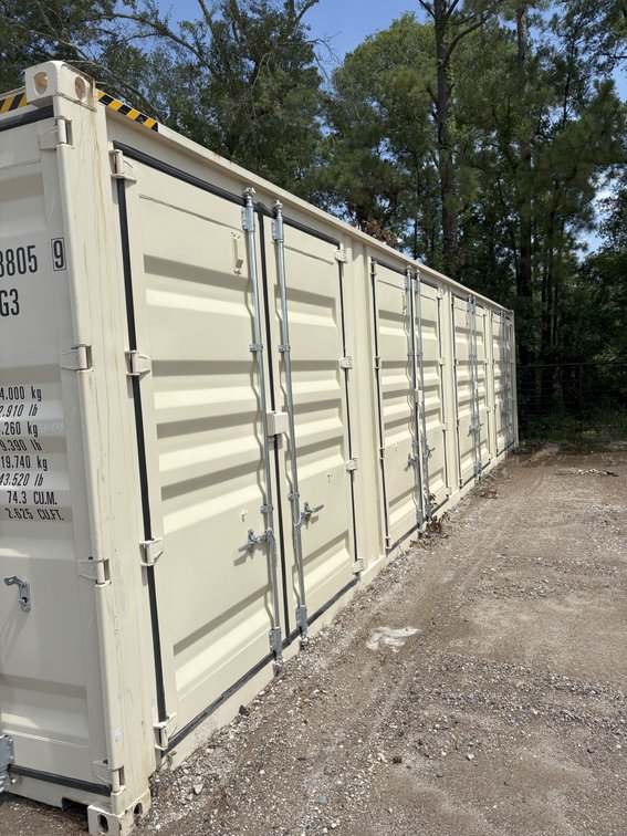 40' High Cube with Side Doors
