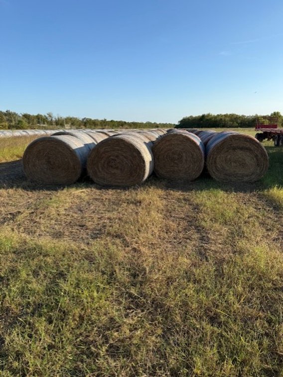 100 Rolls Fertilized Mixed Hay