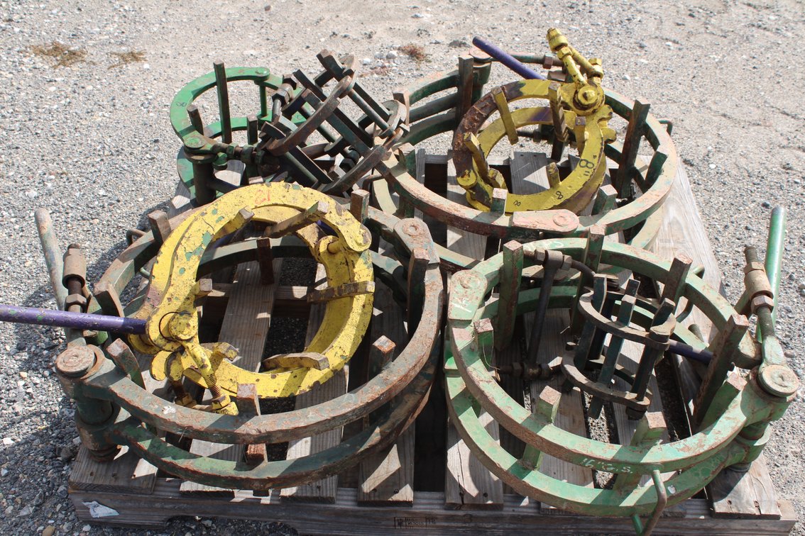 Pallet of Pipe Clamps