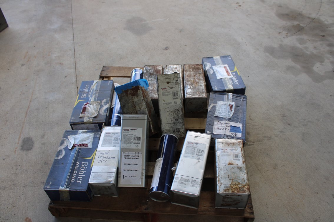 Pallet of Welding Rods