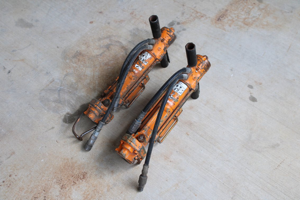 (2) Skidril Hydaulic Rotary Drill - Mini Excavator/Skid Steer Attachment