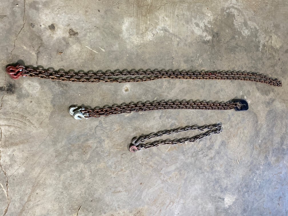 Set of 1/4" Chains