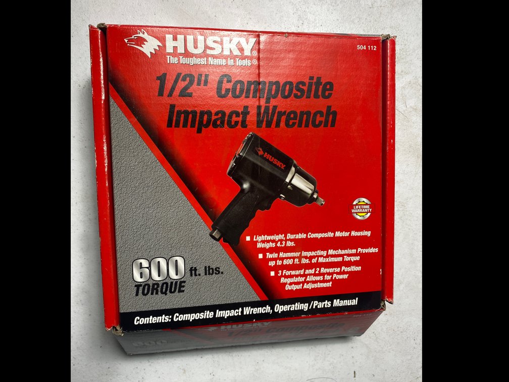 1/2 inch pneumatic impact wrench