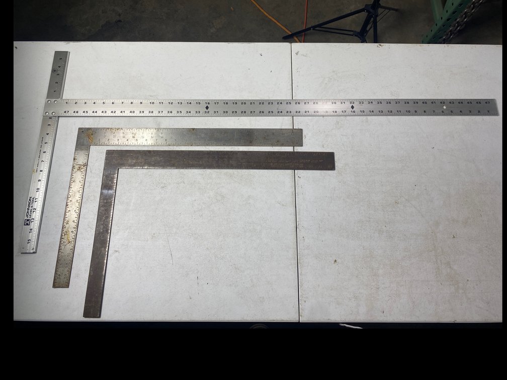 Drywall square, 2 framing squares