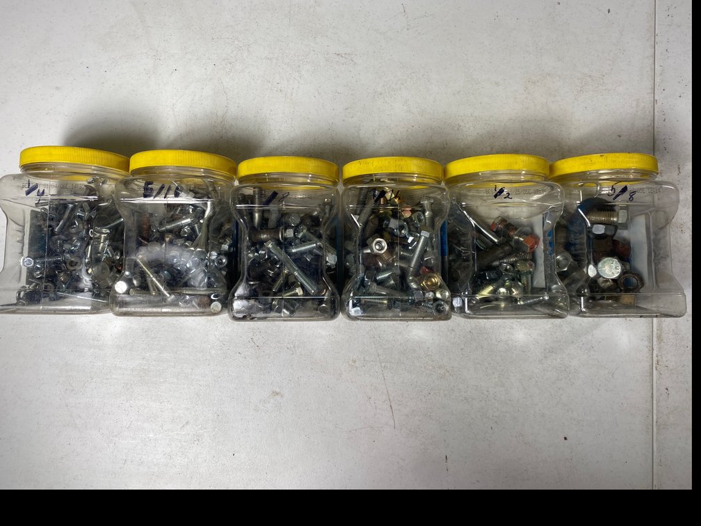 Assorted bolts
