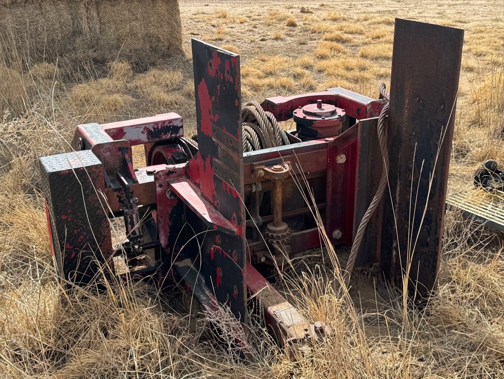 Winch line off of a winch truck