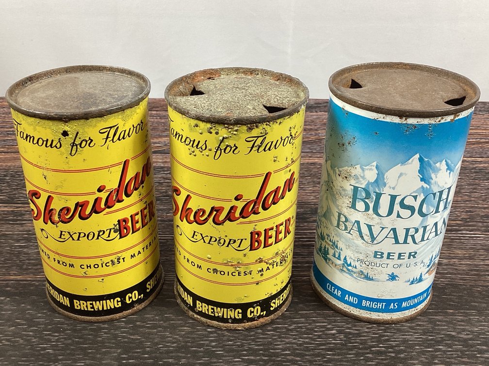 Sheridan & Busch Beer flat tops