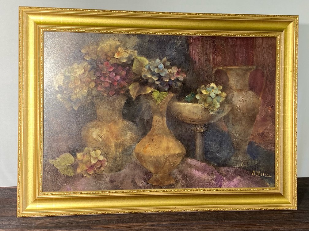 Still life flowers in vases paitning