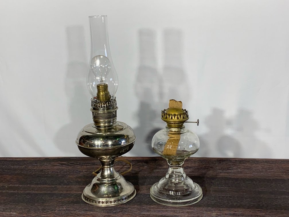 Glass Vintage lamps