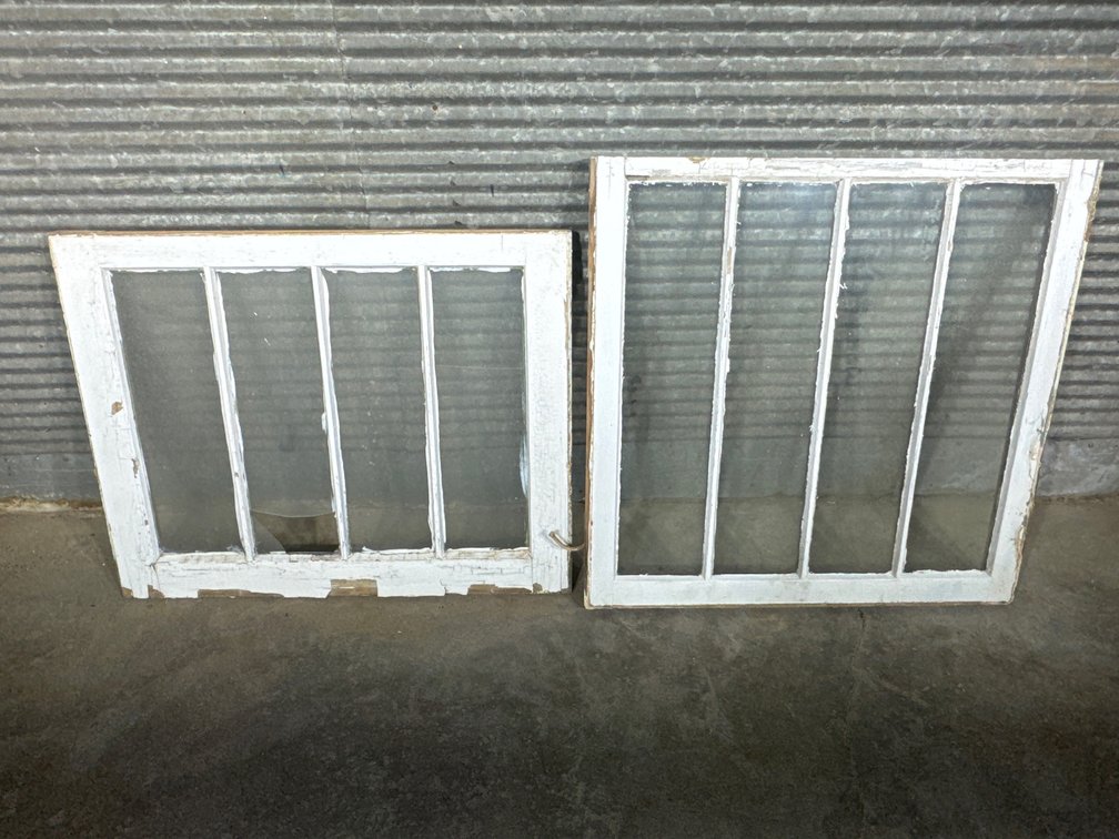Antique 4 Pane windows 