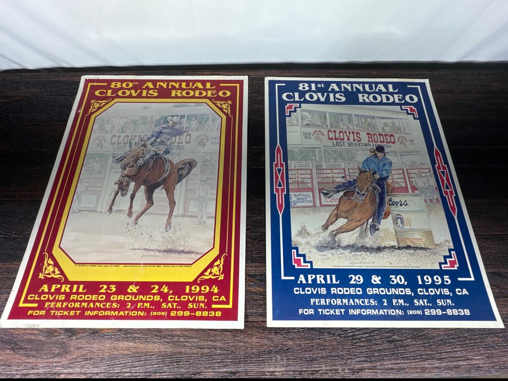 Rodeo posters Clovis ‘94-‘95