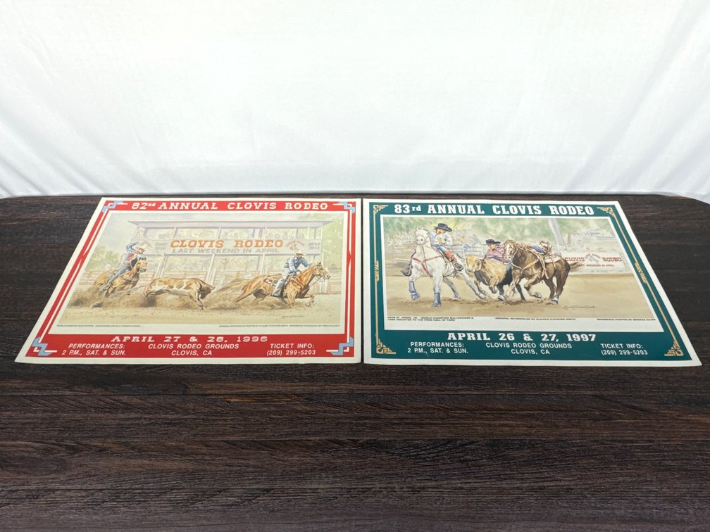 Rodeo posters Clovis ‘96-97’