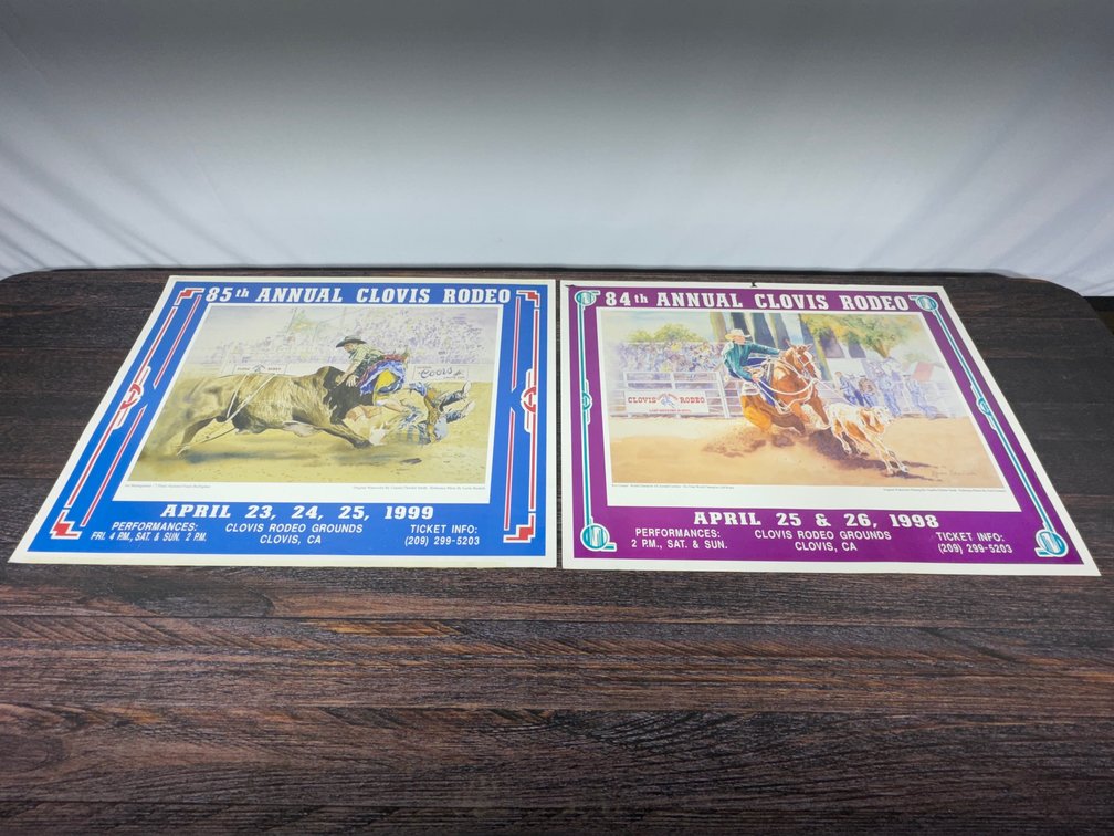 Rodeo posters Clovis ‘98-‘99