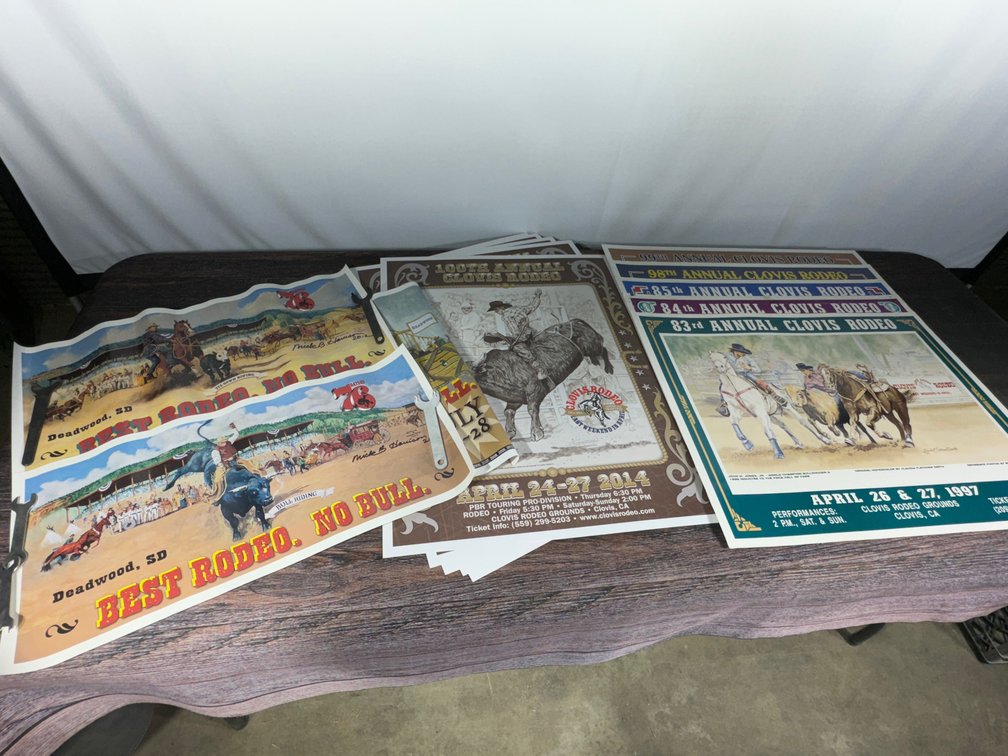 Mixed Lot Rodeo posters 