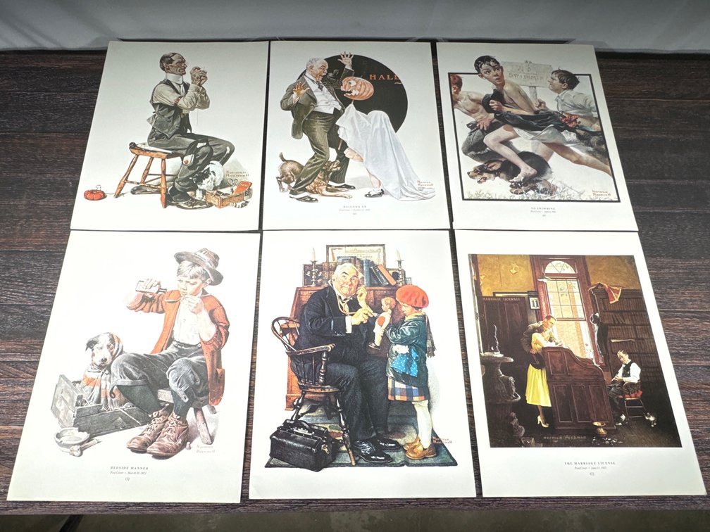 Norman Rockwell prints for framing