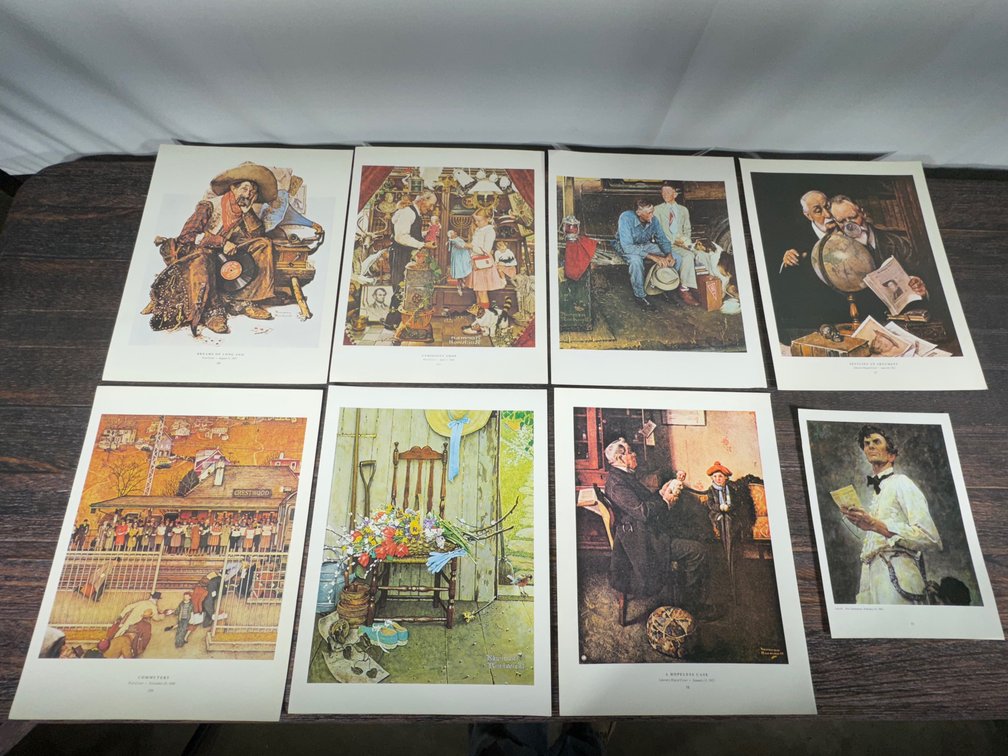 Norman Rockwell prints for framing