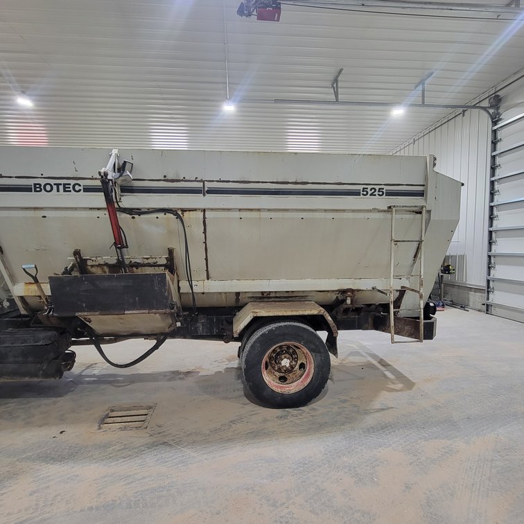 Image for Sunflower Drill and International Feed Truck