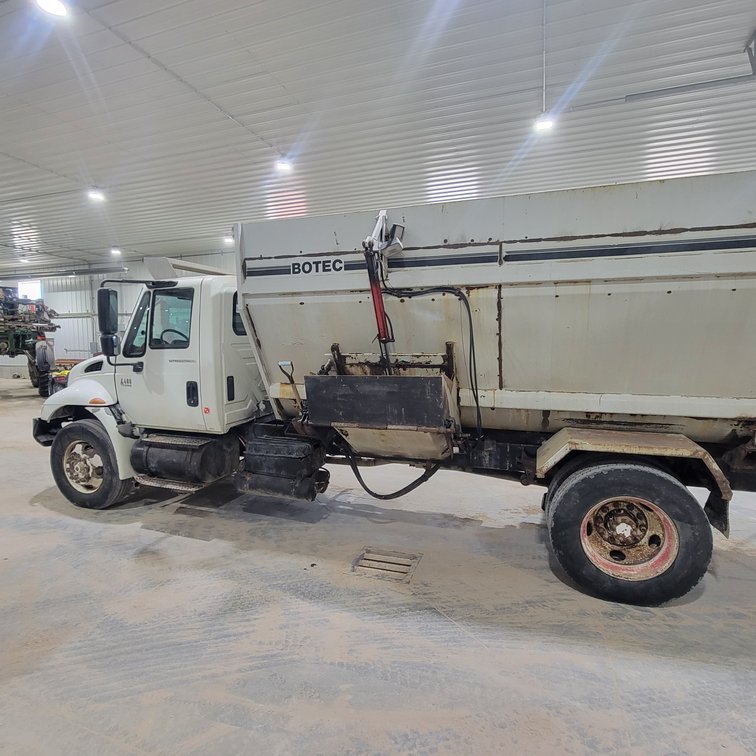 Image for Sunflower Drill and International Feed Truck