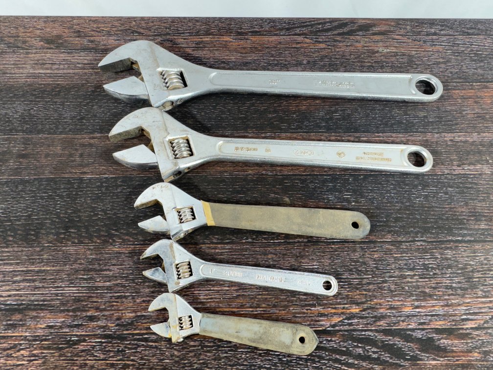 Crescent Wrench Lot of 5