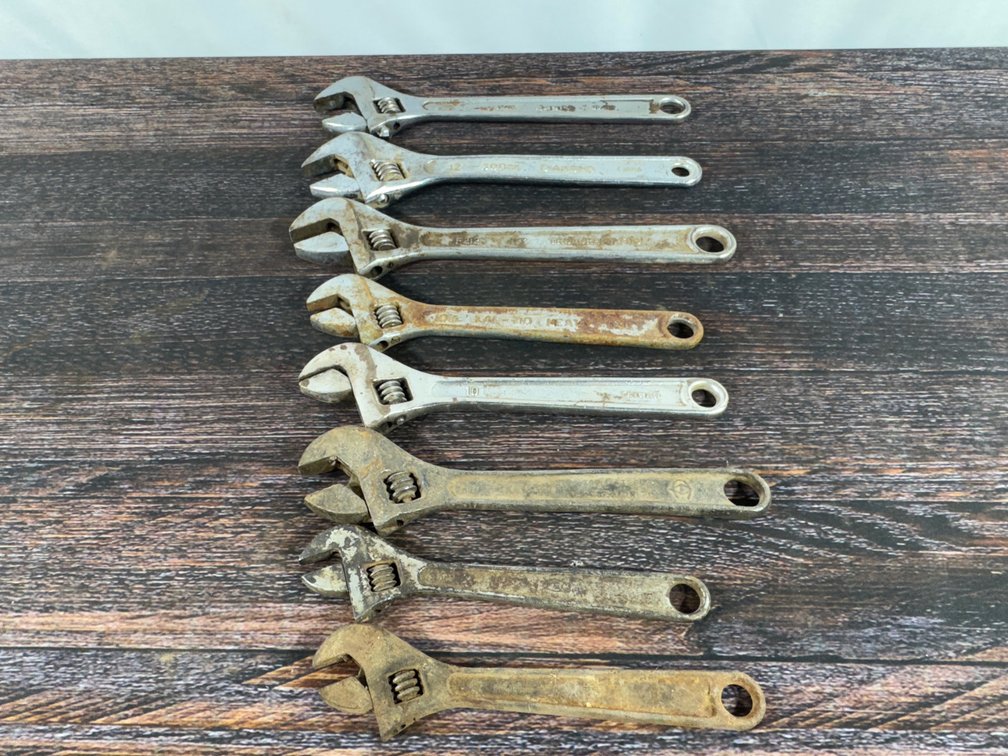 Crescent Wrench Lot of 8