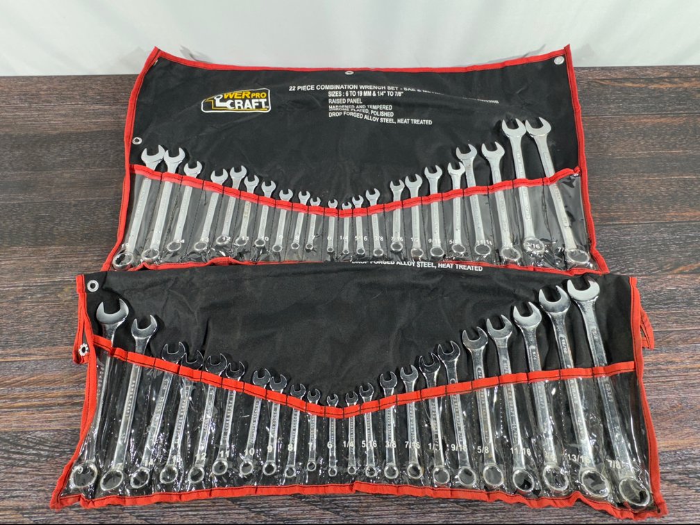 Two End Wrench Sets