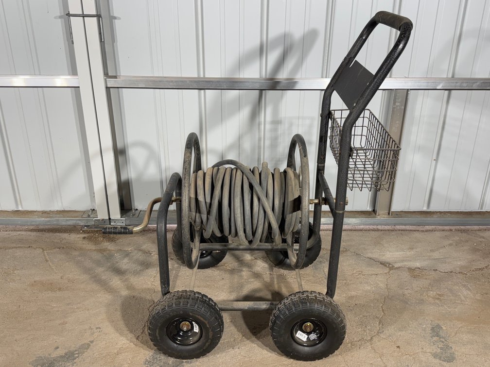 Garden Hose Cart and Real