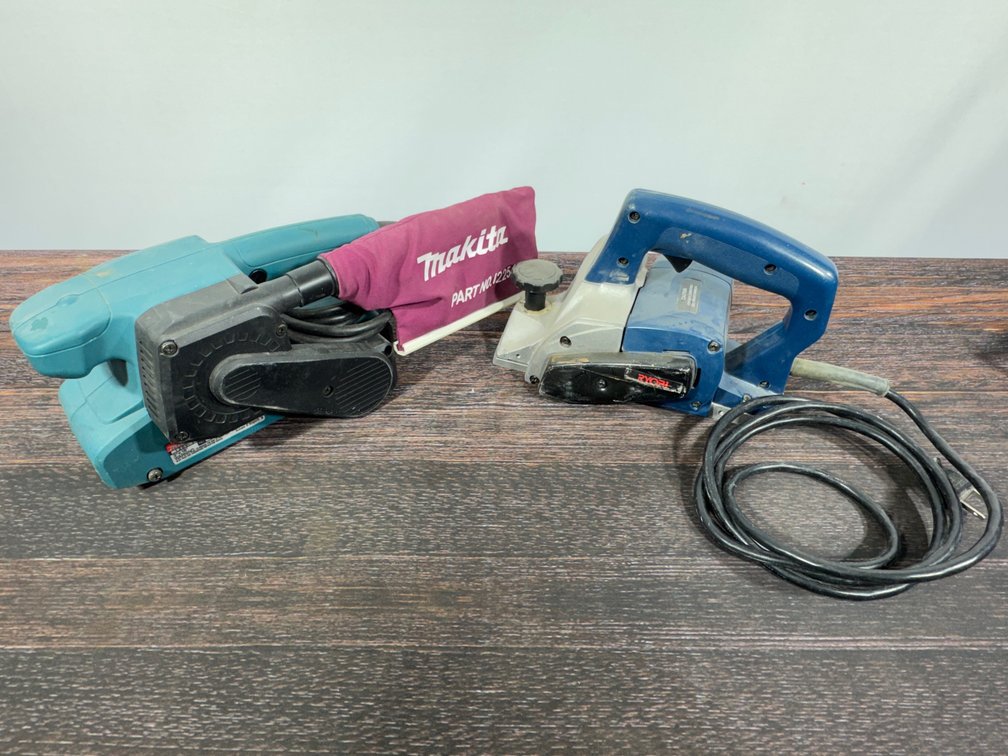 Hand Planer and Belt Sander 