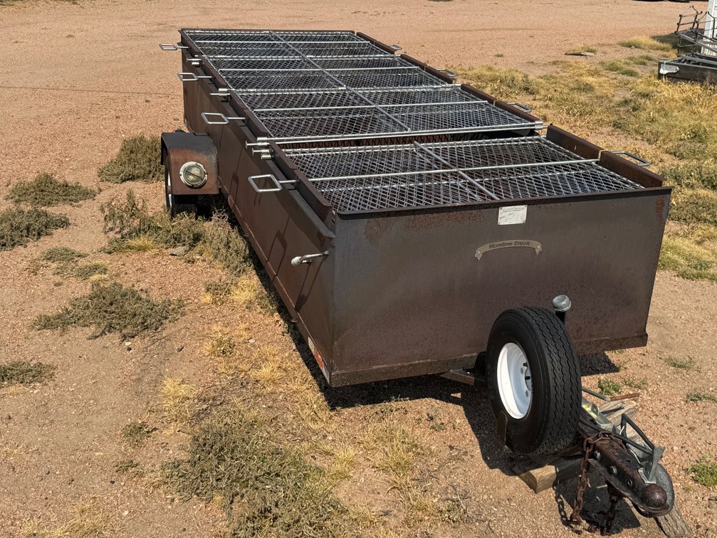 Steak Cooker BBQ trailer