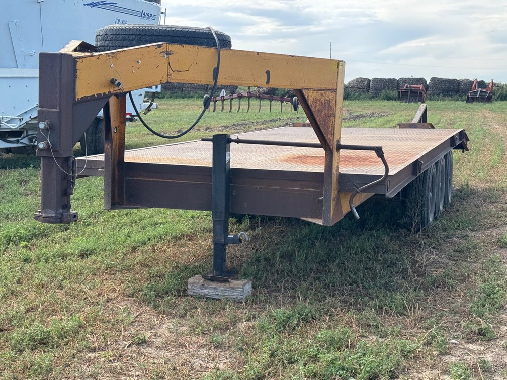 24 ft Homemade Gooseneck Trailer 
