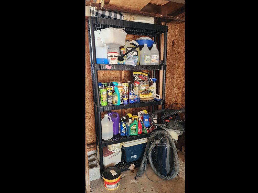 SHELF & ALL CONTENTS