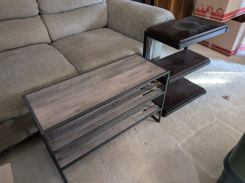SHOE RACK & SIDE TABLE