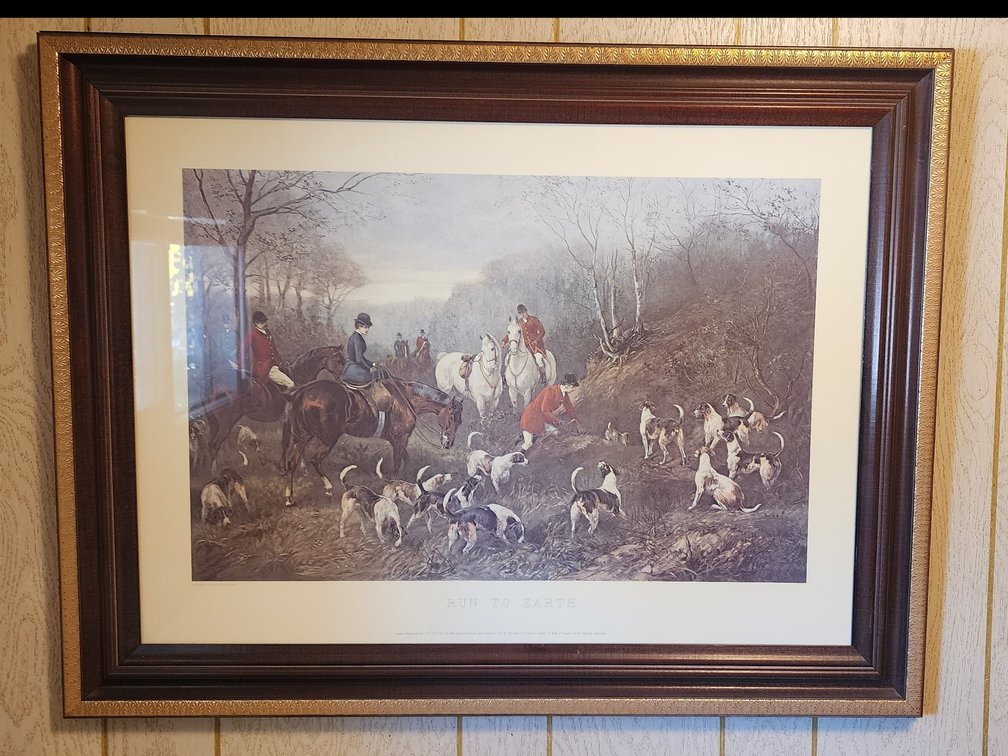 RUN TO EARTH FRAMED PICTURE
